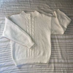 Women's vintage off white Sterling 100% acrylic sweater size M